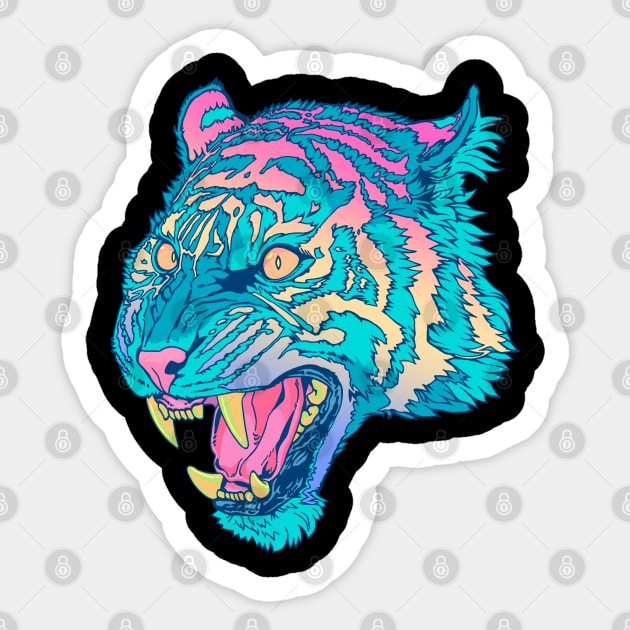 Pan Pride Tiger Sticker by Crude Casey